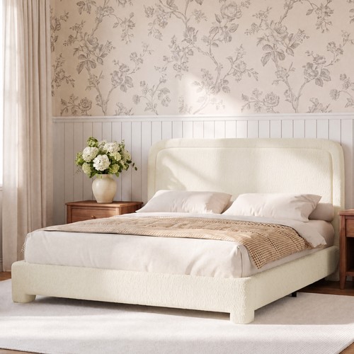Upholstered bed frame - frame,, cloud