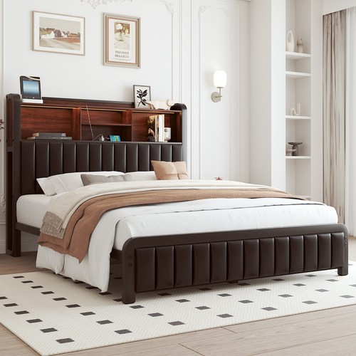 Full queen metal bed frame - full,