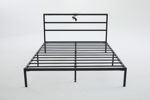 Full queen size metal bed - size,